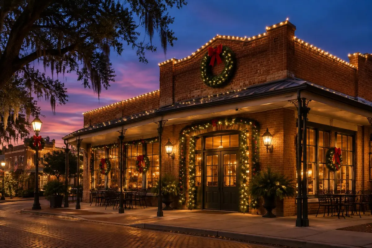 Commercial lighting inspiration for a Southern property